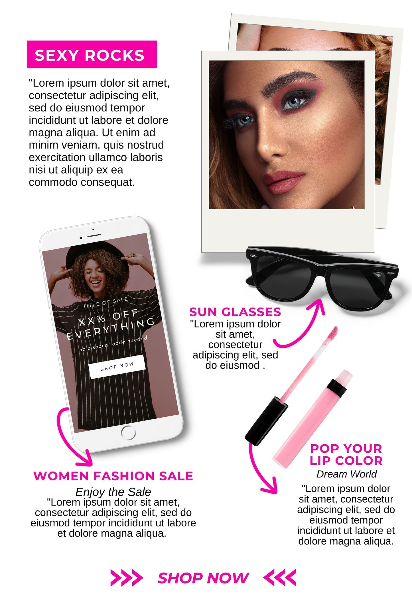 T00065 High End Magazine Layout Template - Modern Magazine Layout