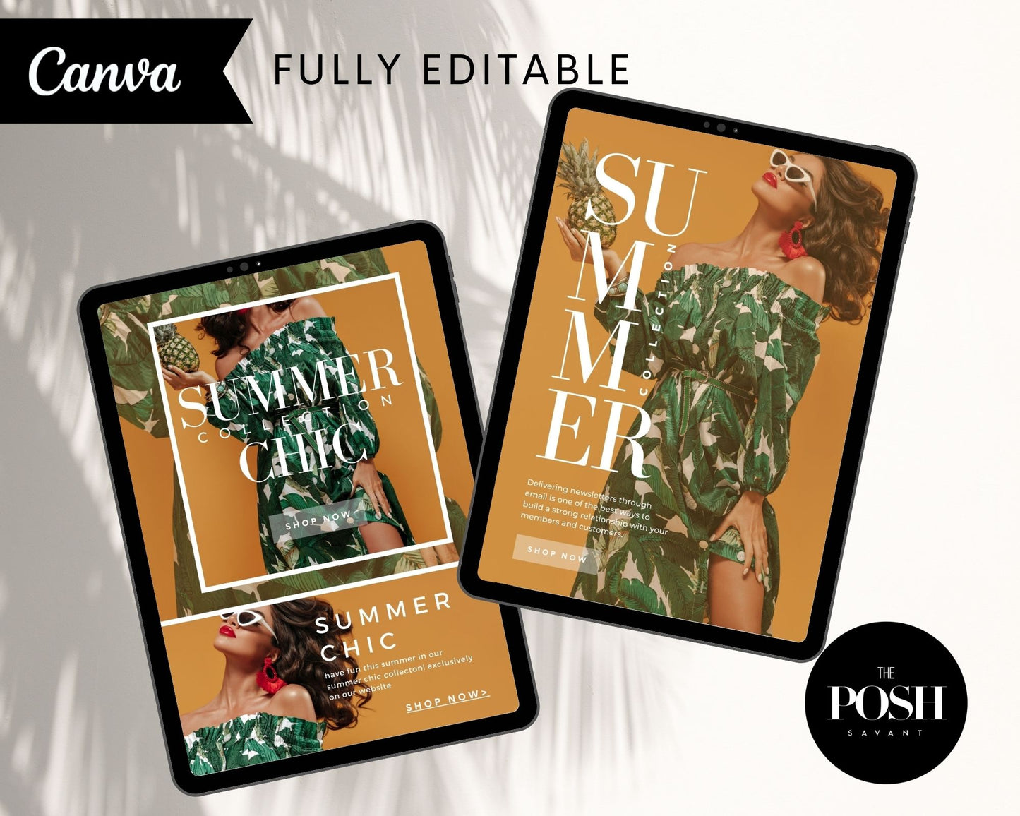 T00034 4 - Modern Summer Fashion Flyer/Email Templates - Minimalist Sale Marketing Temp