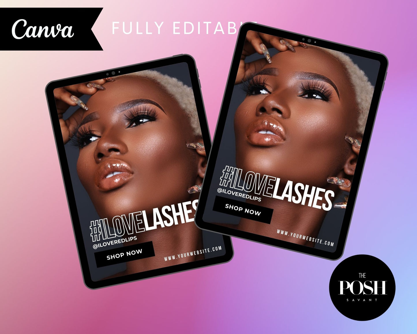 T00052 GIF - Makeup Email Ad Template - Minimalist High End Marketing