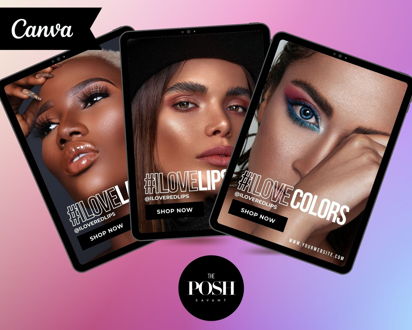 T00052 GIF - Makeup Email Ad Template - Minimalist High End Marketing