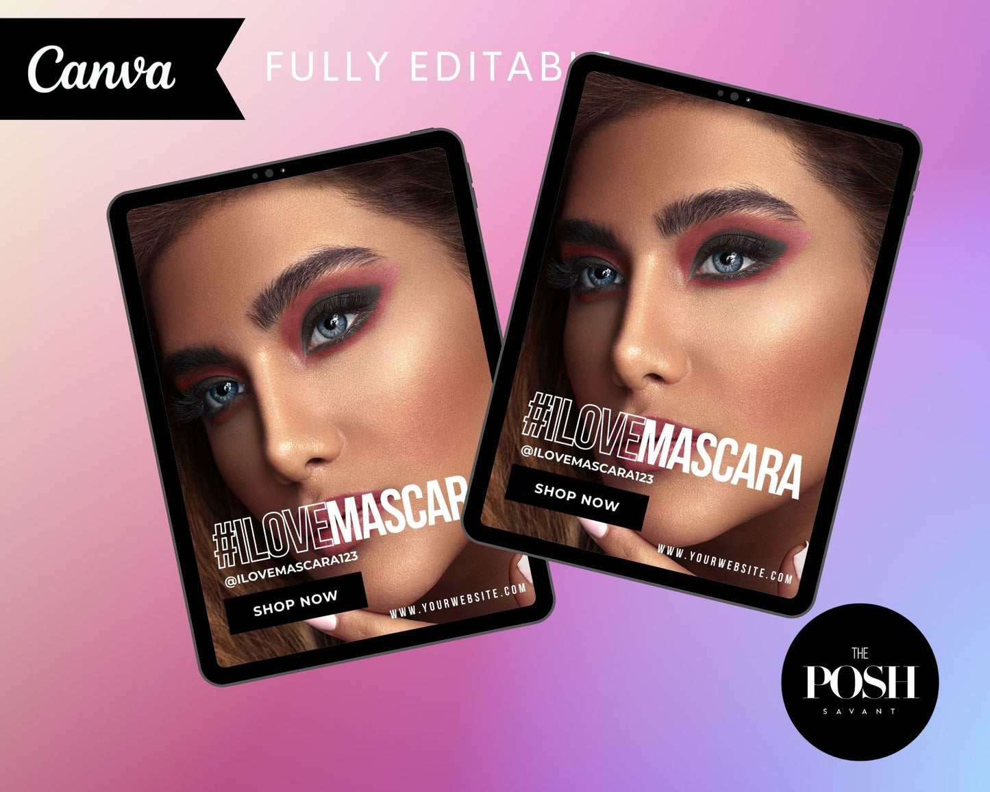 T00052 GIF - Makeup Email Ad Template - Minimalist High End Marketing
