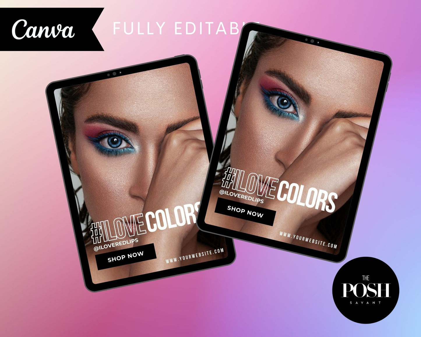 T00052 GIF - Makeup Email Ad Template - Minimalist High End Marketing