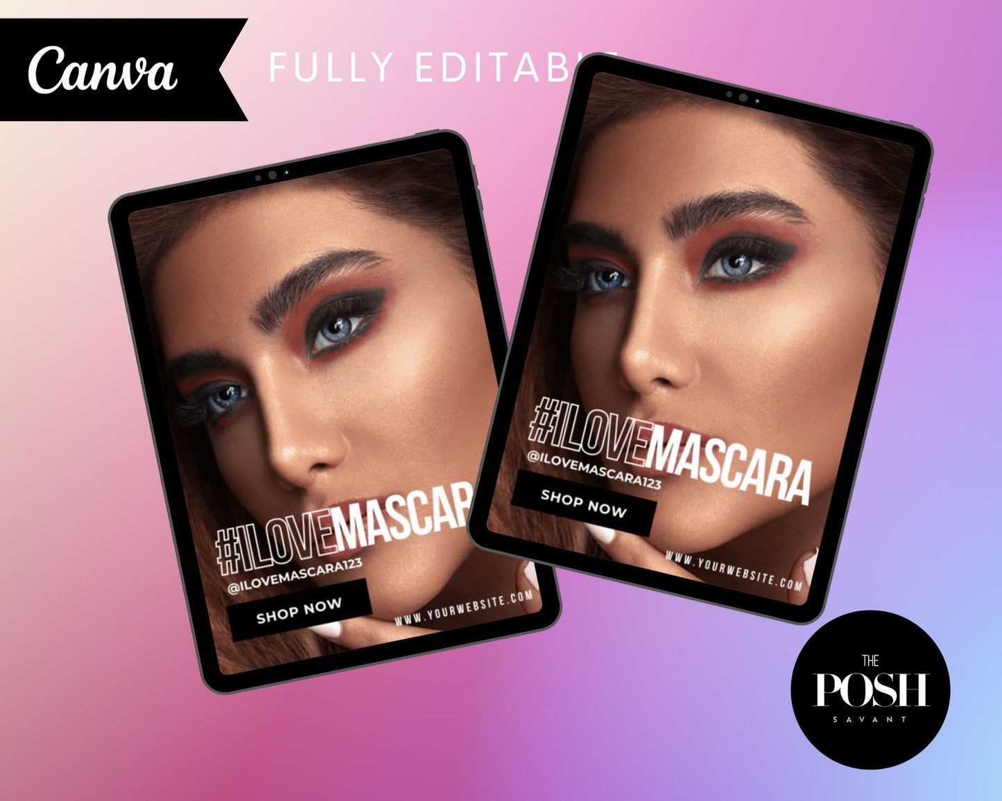 T00052 GIF - Makeup Email Ad Template - Minimalist High End Marketing