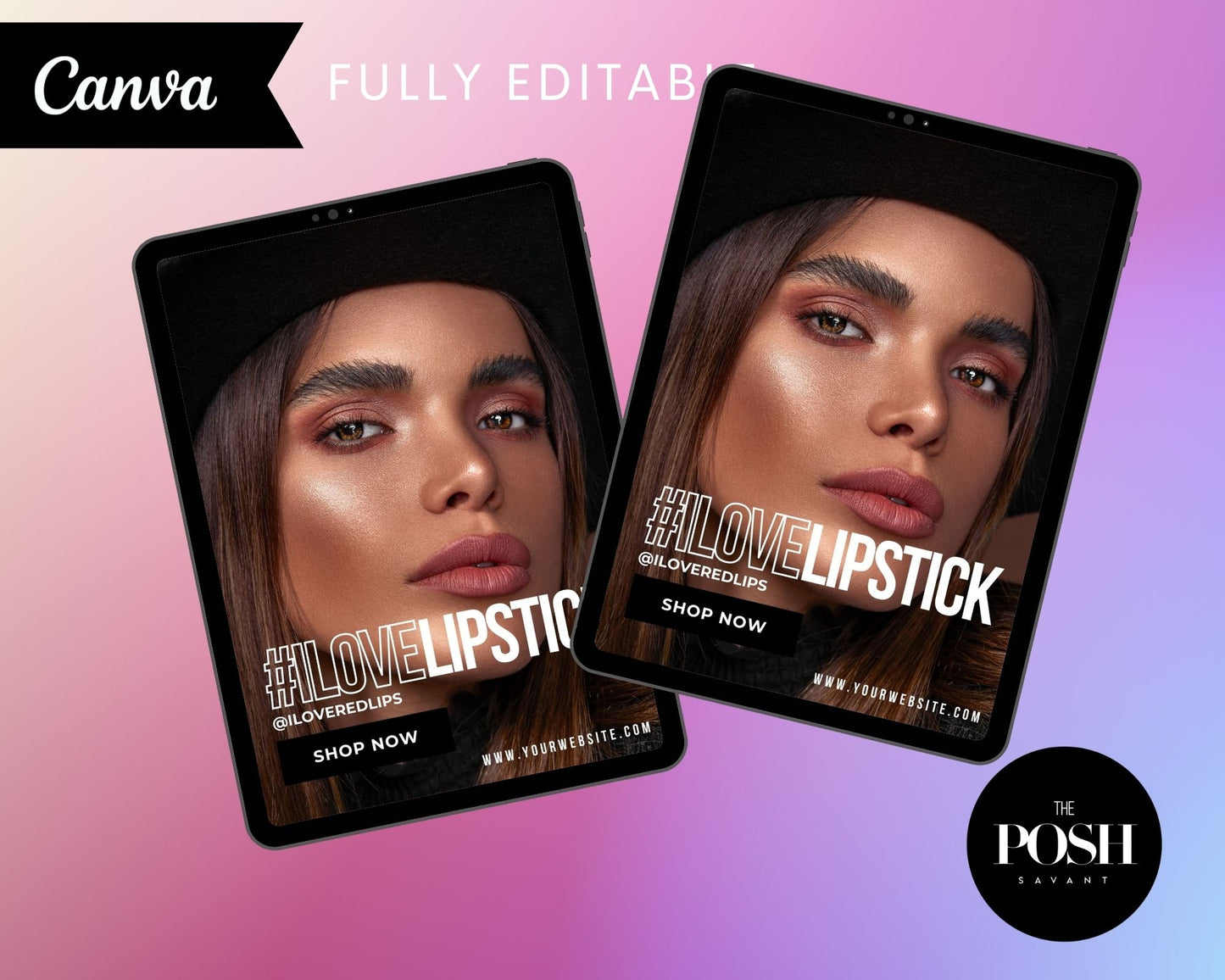 T00052 GIF - Makeup Email Ad Template - Minimalist High End Marketing