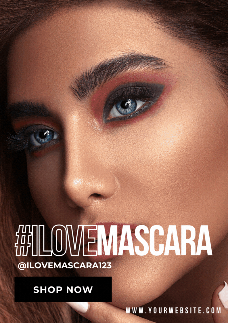 T00052 GIF - Makeup Email Ad Template - Minimalist High End Marketing