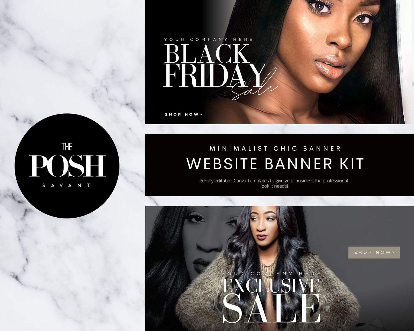 T00138 MEGA BUNDLE - Black Friday Template Kit