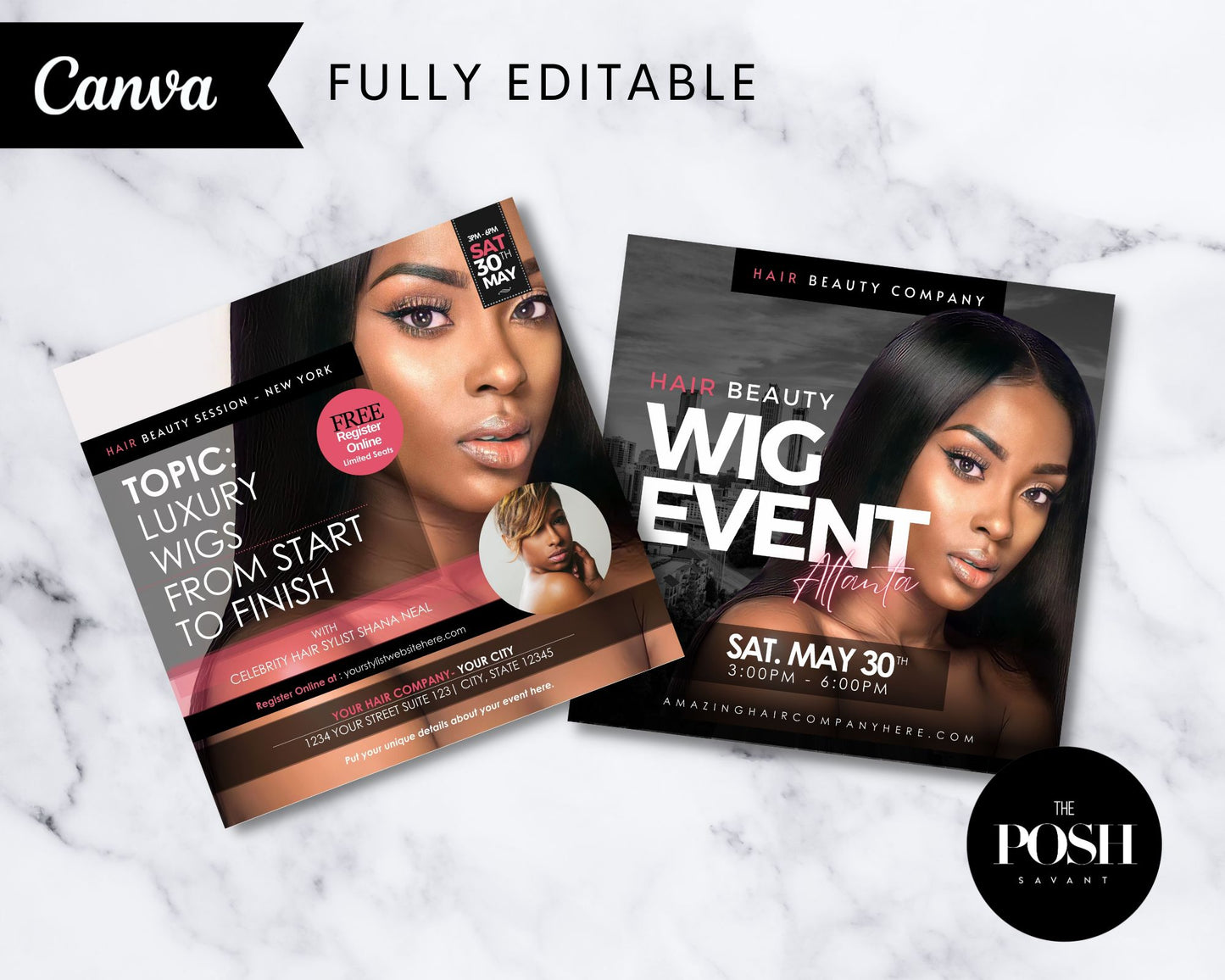T00129 Hair Event MEGA Kit - Minimalist High End Marketing