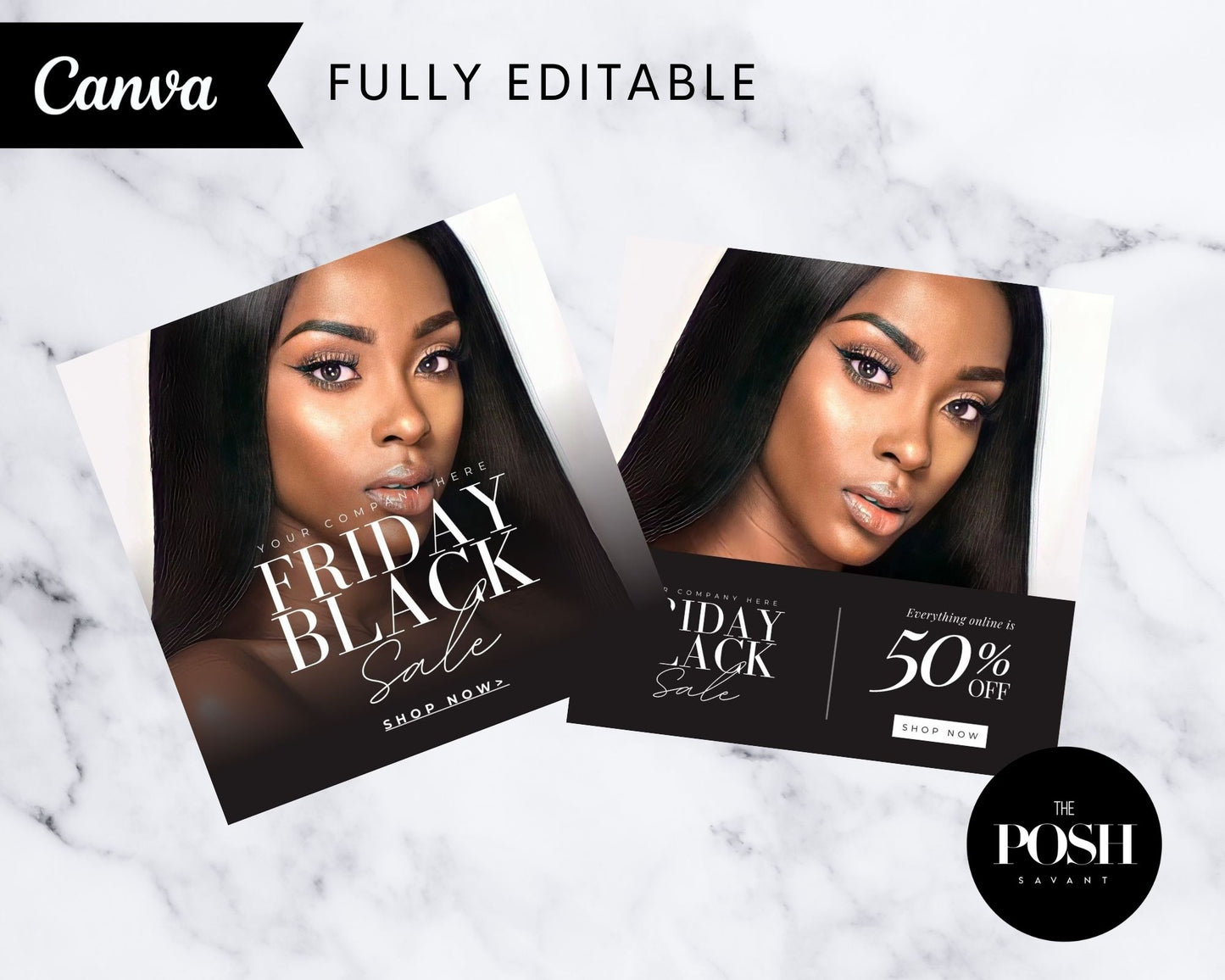 T00138 MEGA BUNDLE - Black Friday Template Kit