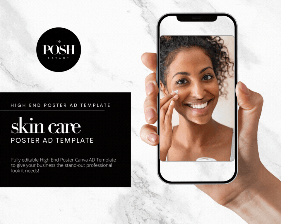 T00103 Skin Care Video IG Story KIT - Minimalistic AD