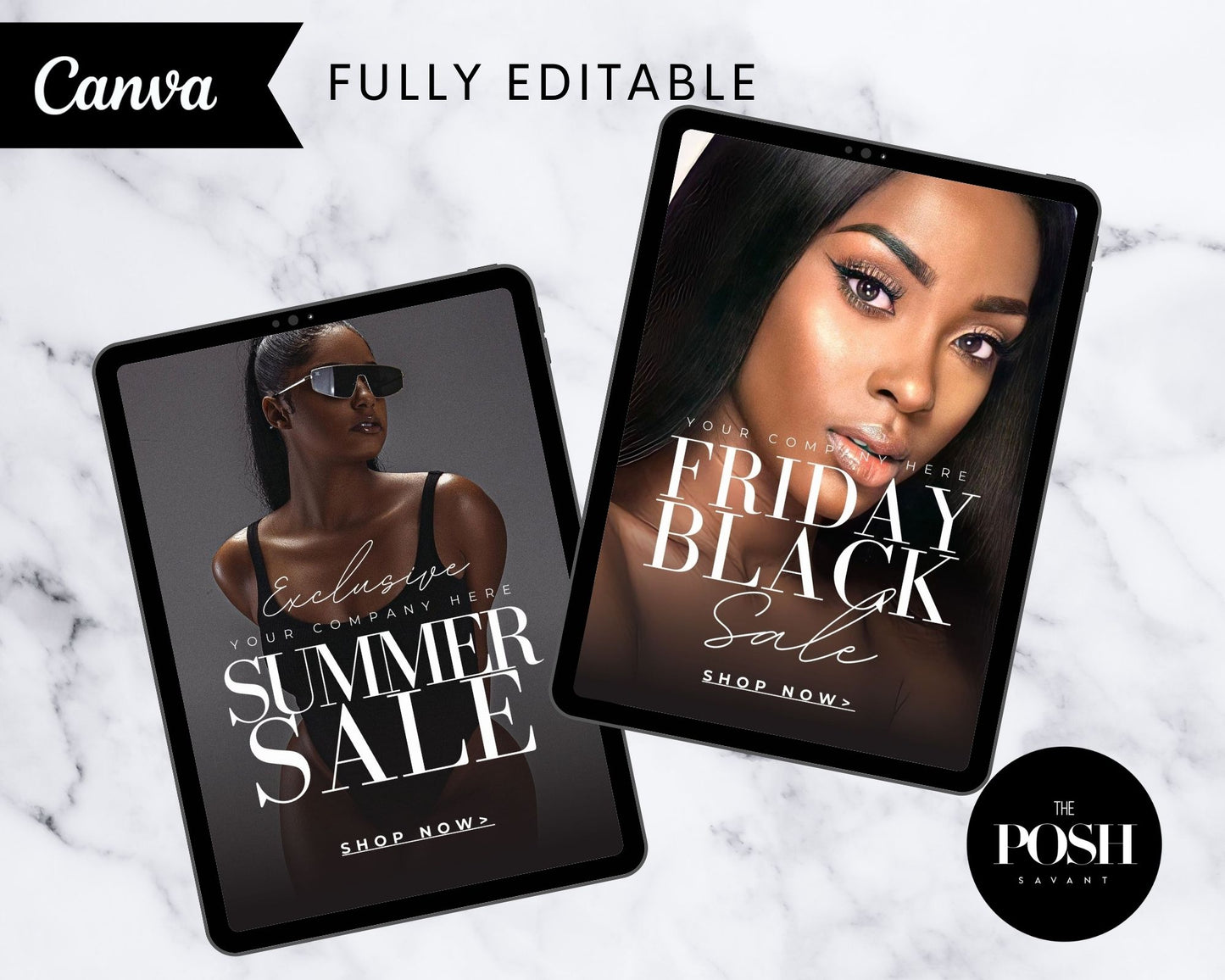 T00086 Hair Sale - Email/Flyer - Minimalist High End Marketing