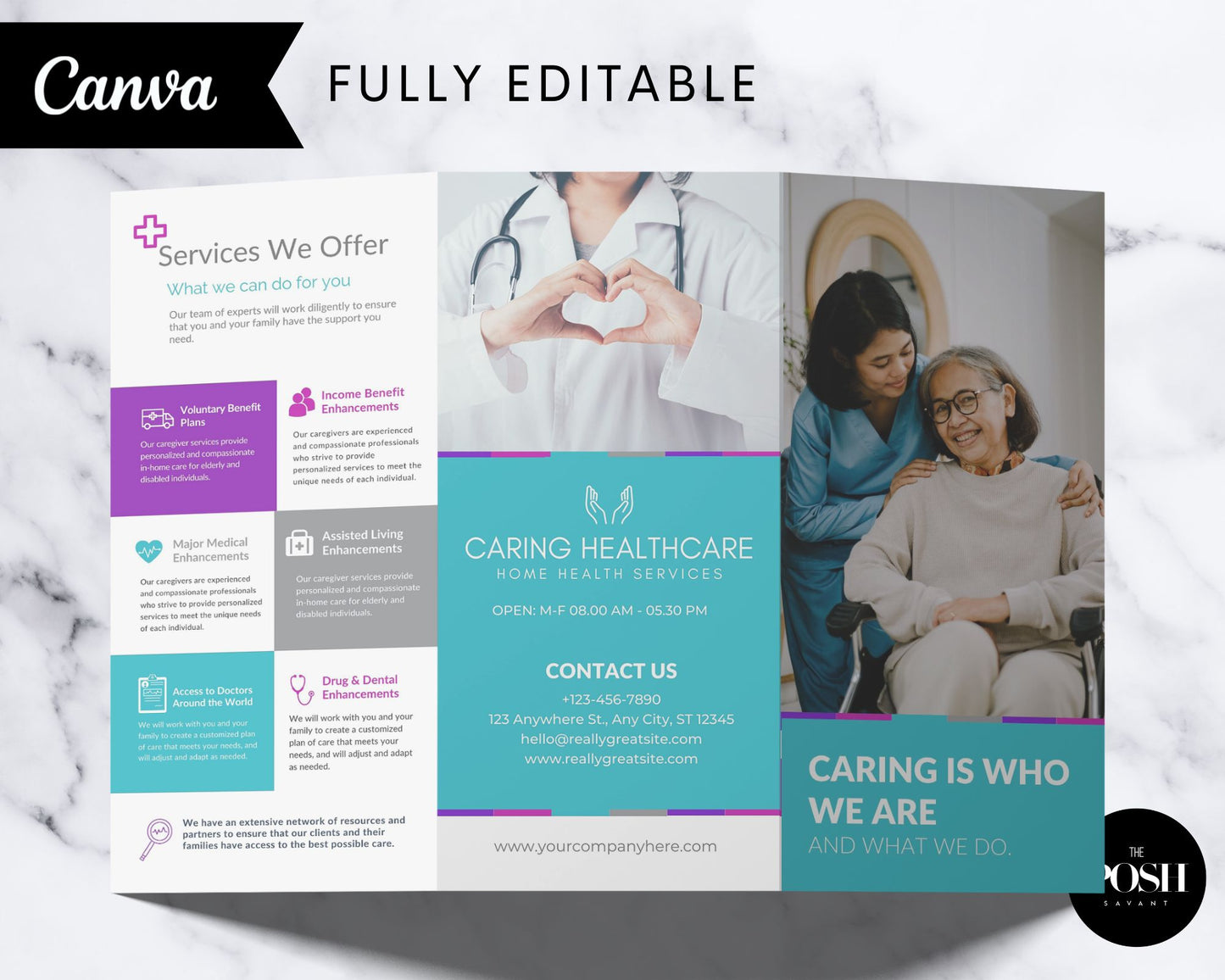 T00041 Medical Brochure Template - Trifold