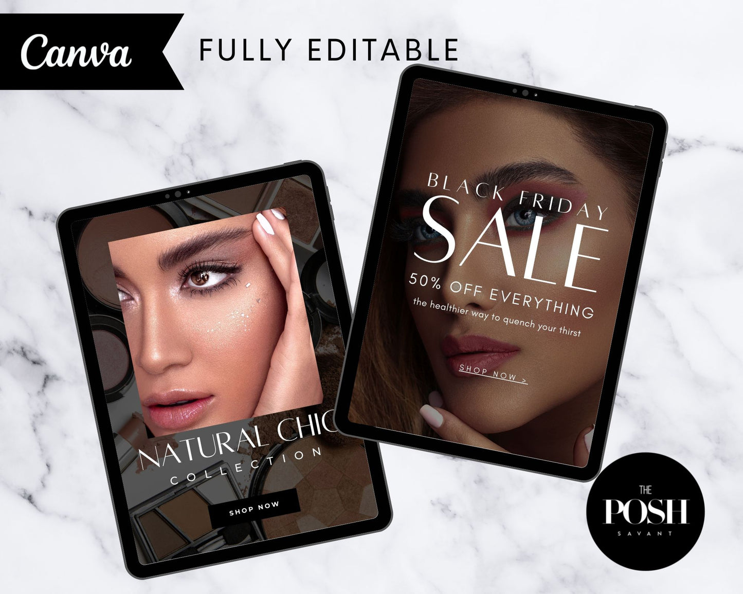 T00066 Modern Beauty Campaign Kit Flyer Template