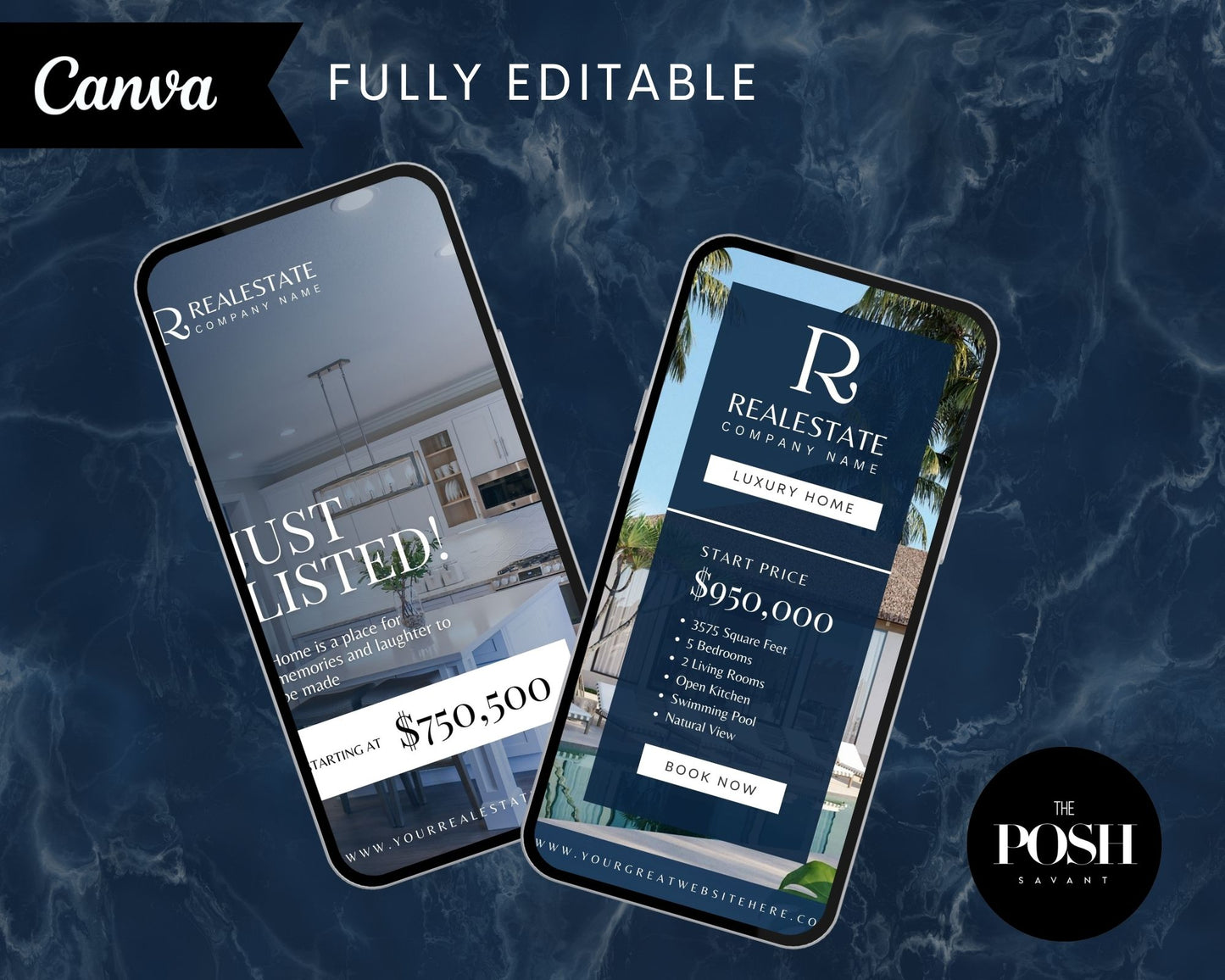 12 - Modern Real Estate Instagram Stories Template