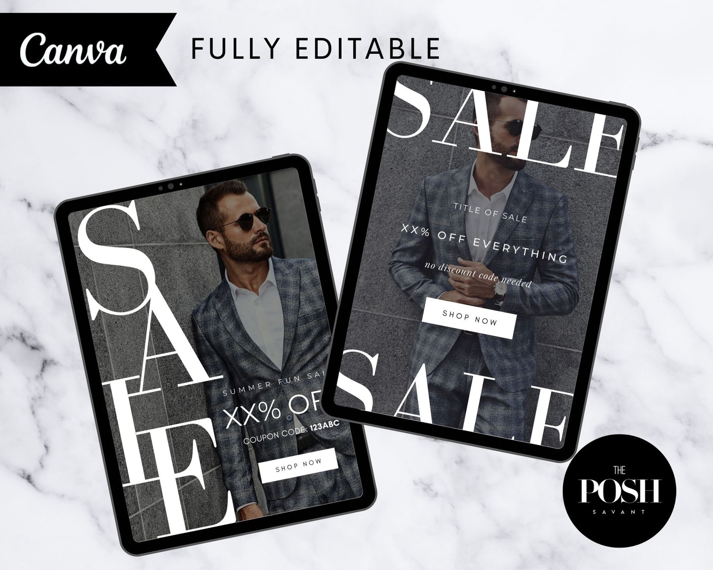 4 - Modern SALE Flyer/Email Templates