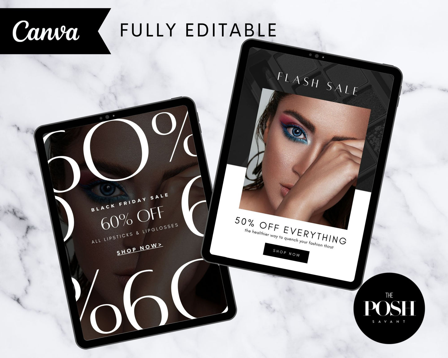 T00066 Modern Beauty Campaign Kit Flyer Template