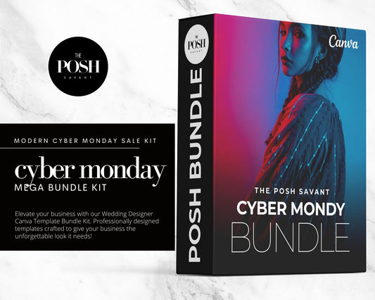 T00137 MEGA BUNDLE - Cyber Monday Template Kit