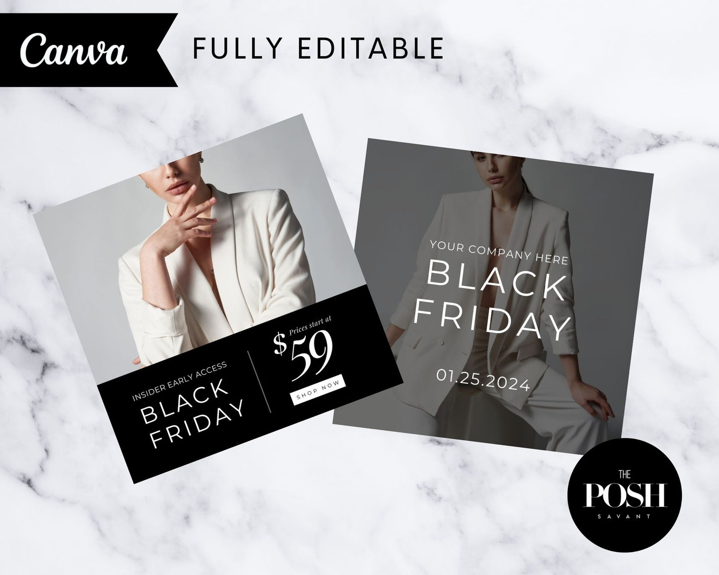 T00136 MEGA BUNDLE - Black Friday Template Kit