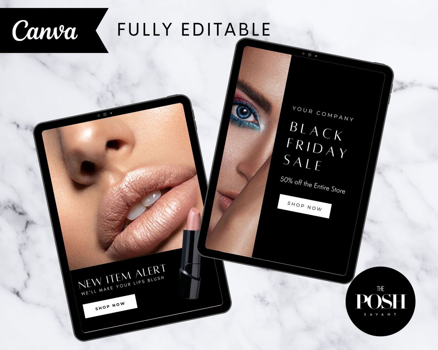 T00066 Modern Beauty Campaign Kit Flyer Template