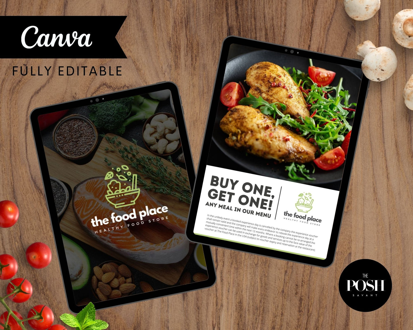 4 - Modern Food Company Flyer Templates