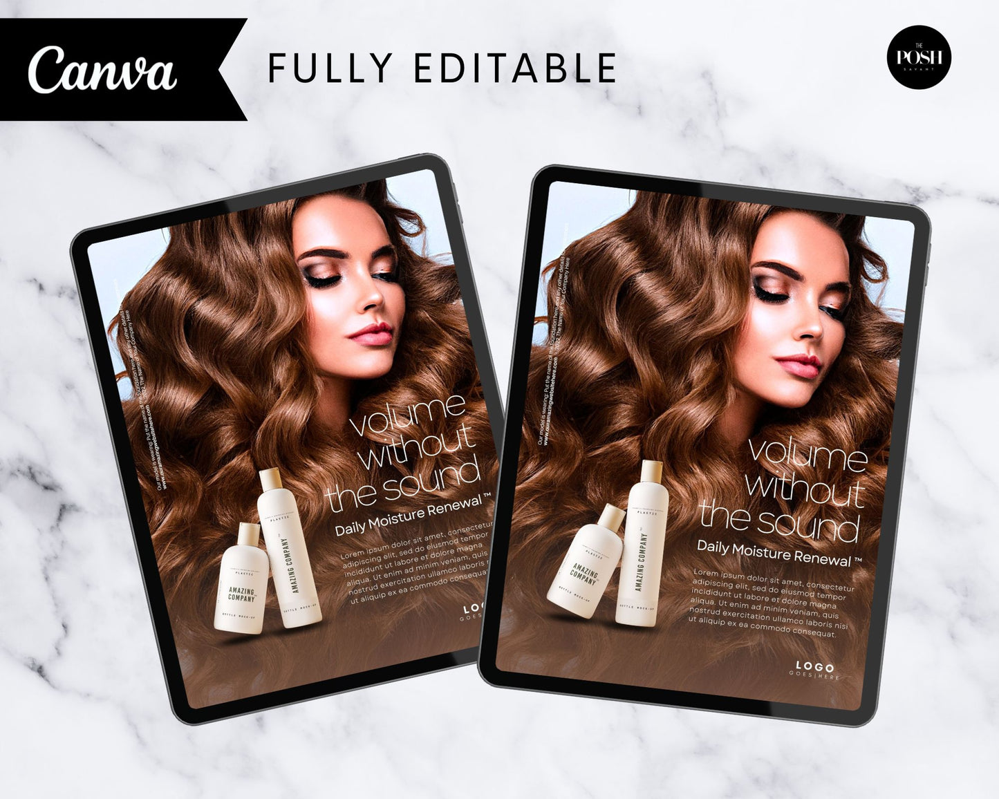 T00040 High-End-Hair-AdTemplate - Minimalist Magazine Ad