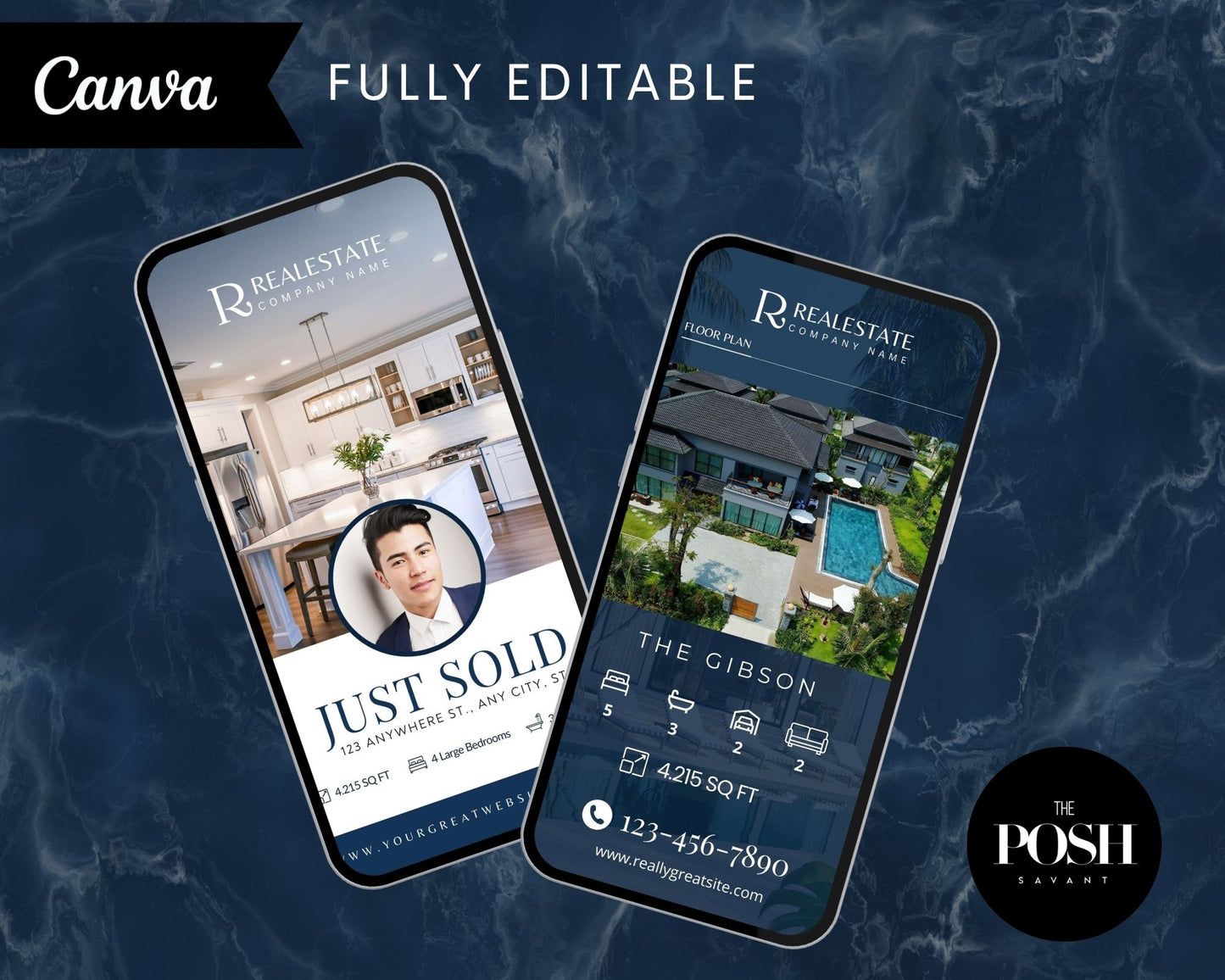 12 - Modern Real Estate Instagram Stories Template