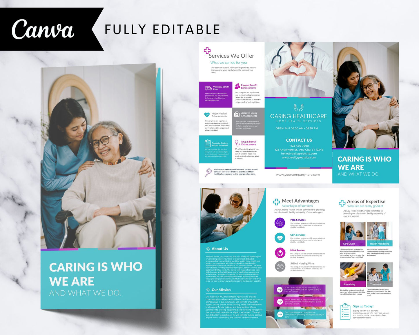 T00041 Medical Brochure Template - Trifold