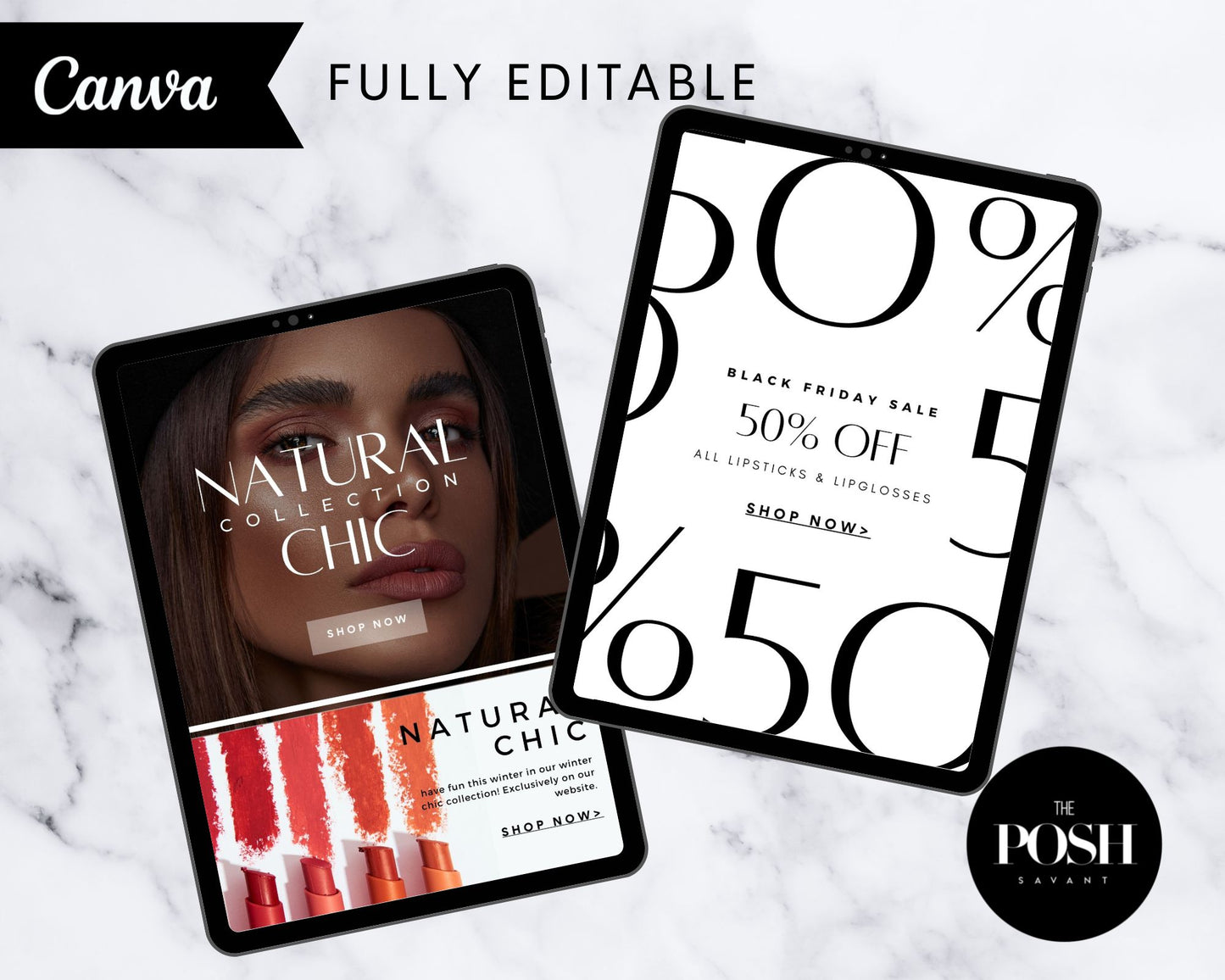 T00066 Modern Beauty Campaign Kit Flyer Template