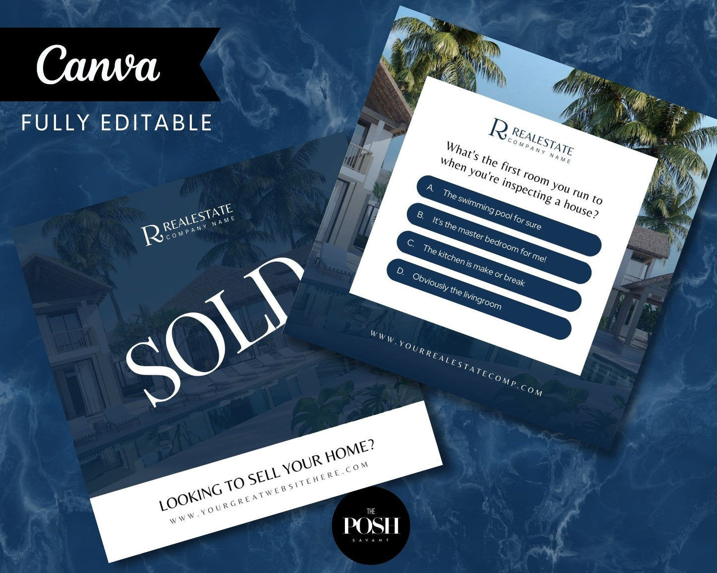 12 - Modern Real Estate Instagram Templates