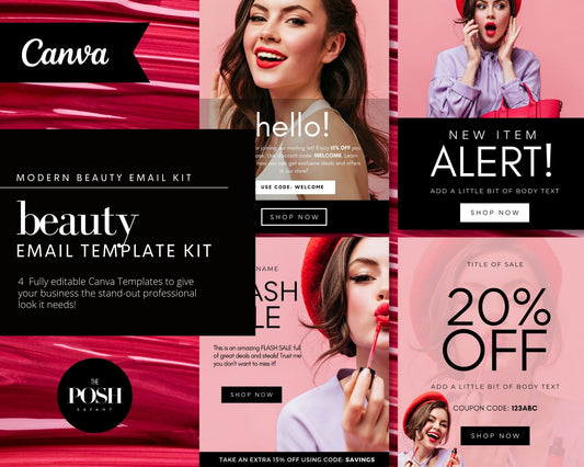 4 - Modern Minimalist Beauty Email Marketing Template