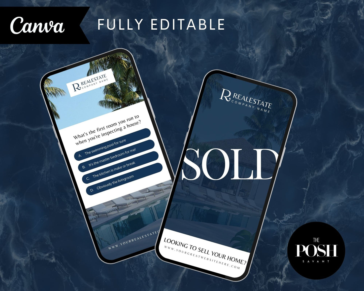 12 - Modern Real Estate Instagram Stories Template