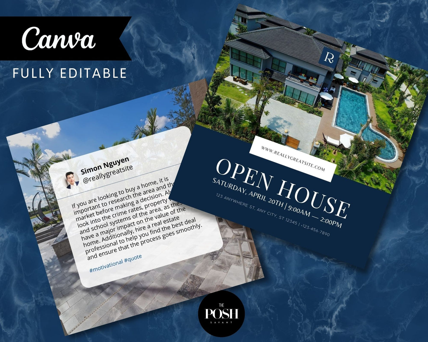 12 - Modern Real Estate Instagram Templates