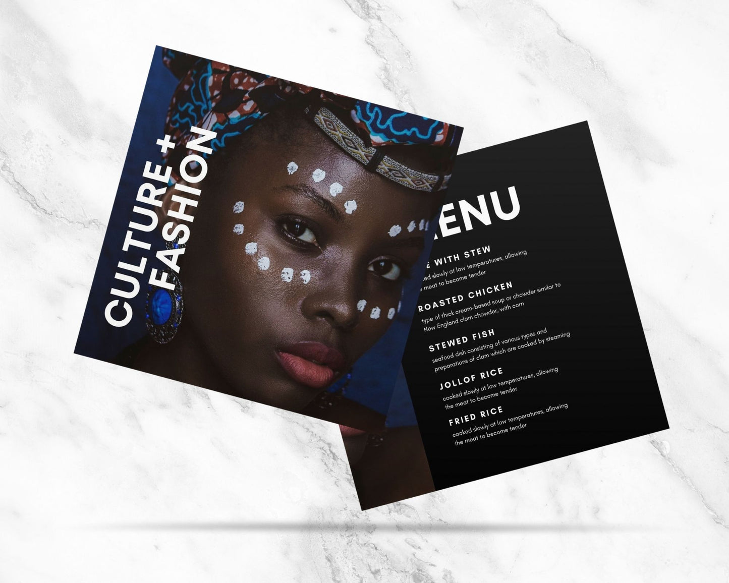 Fashion + Culture Minimalist Chic Event Print Templates