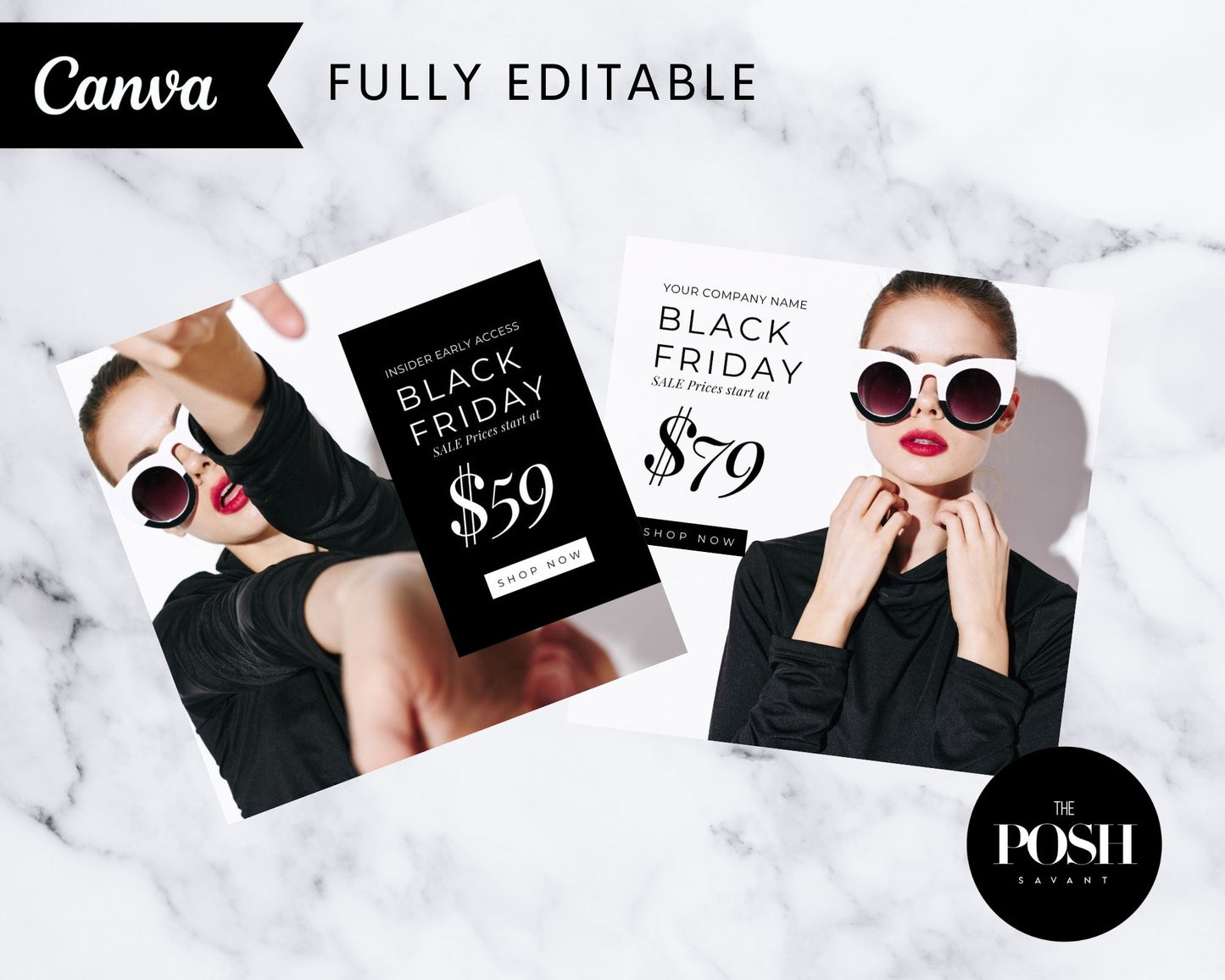 T00136 MEGA BUNDLE - Black Friday Template Kit