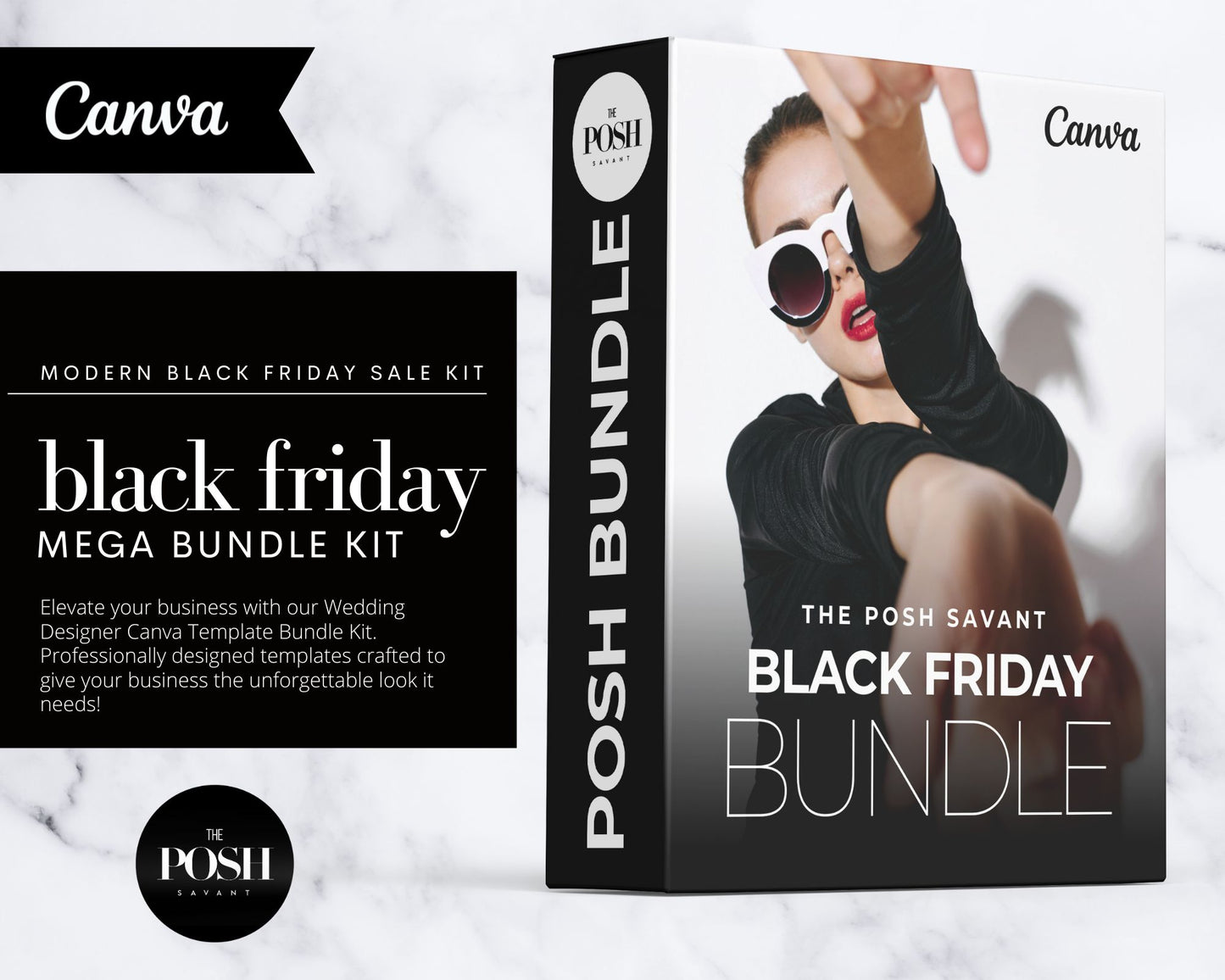 T00136 MEGA BUNDLE - Black Friday Template Kit