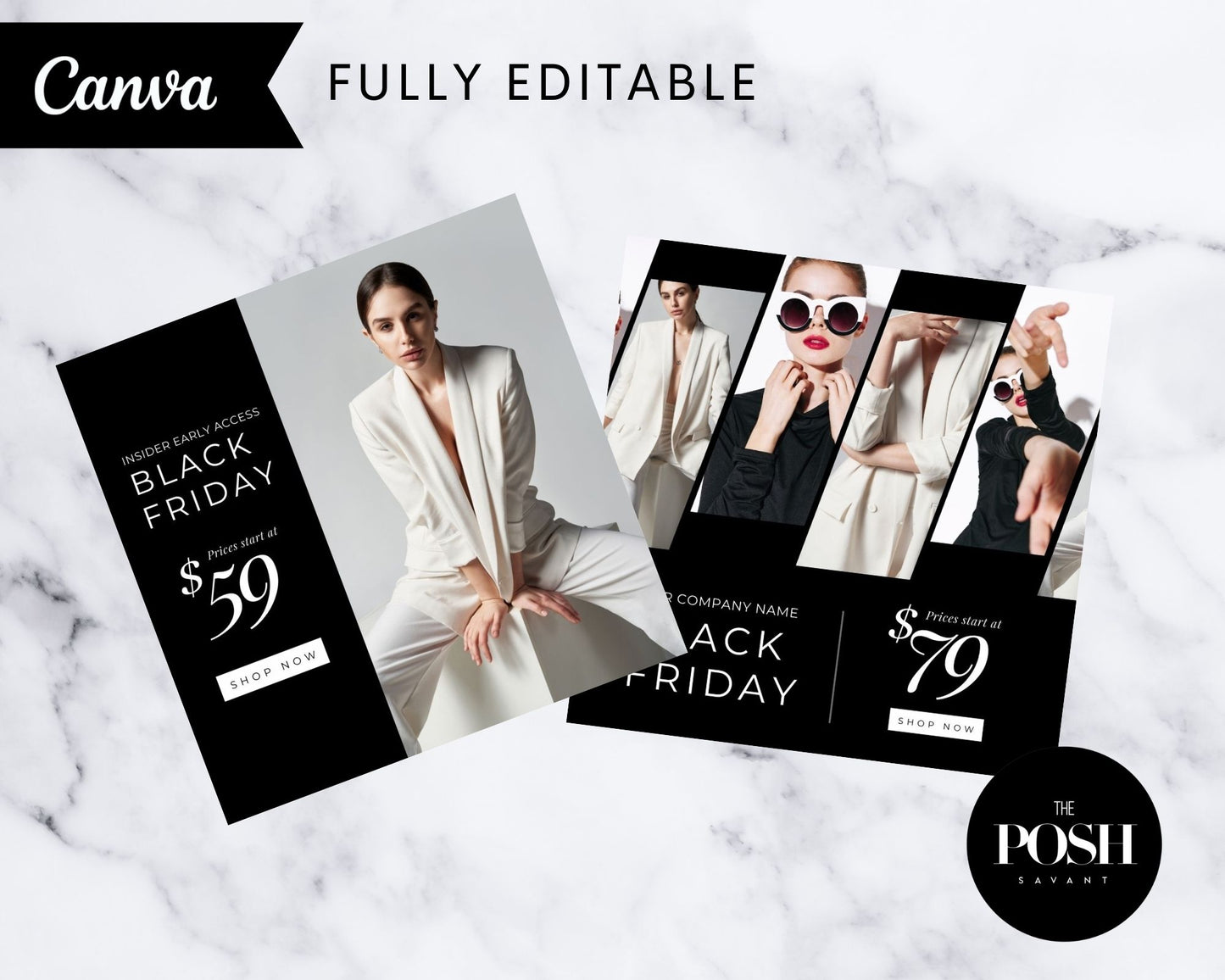 T00136 MEGA BUNDLE - Black Friday Template Kit