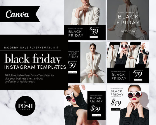 T00101 Black Friday Social Media Kit- High End Marketing